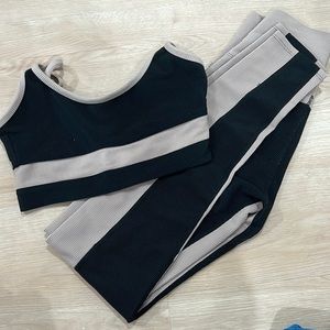 Beach riot workout set top is sz small and bottoms are xs